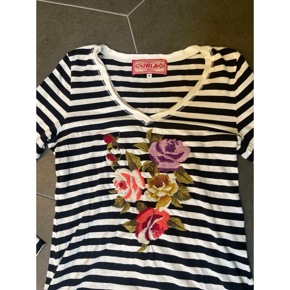 JWLA Johnny Was Long Sleeve V Neck Top S - Picture 2 of 9